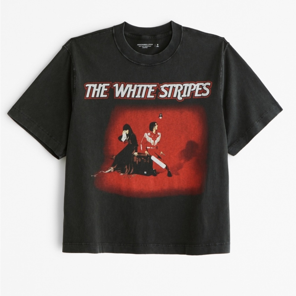 Abercrombie & Fitch Black Graphic Tee